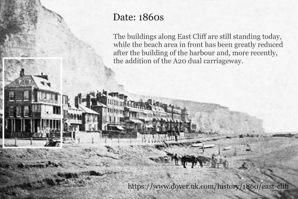 Flat 4 Marine Parade House, 1 East Cliff- Next To Dover Port, White Cliffs, Beach, Castle Exterior photo