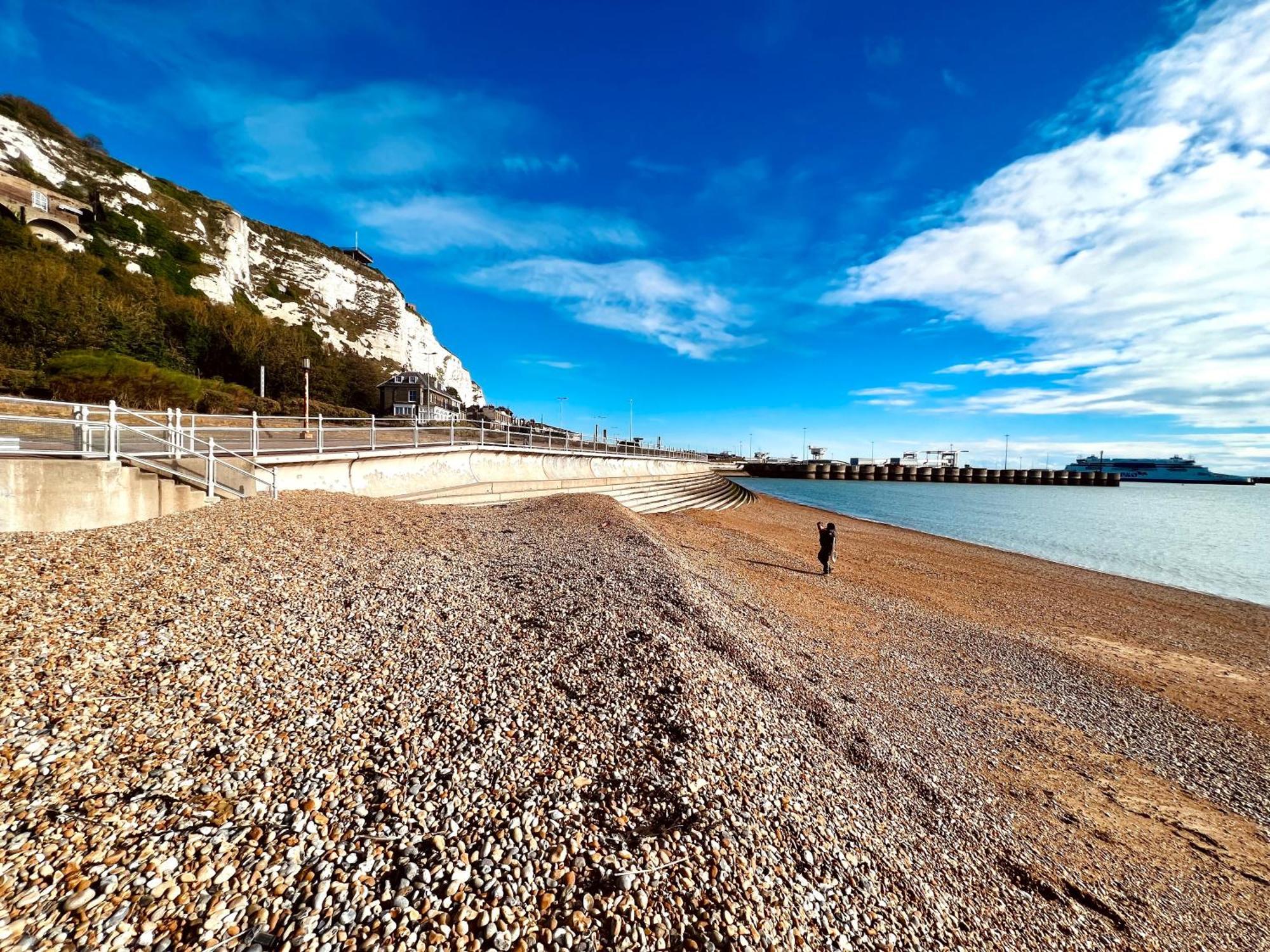Flat 4 Marine Parade House, 1 East Cliff- Next To Dover Port, White Cliffs, Beach, Castle Exterior photo